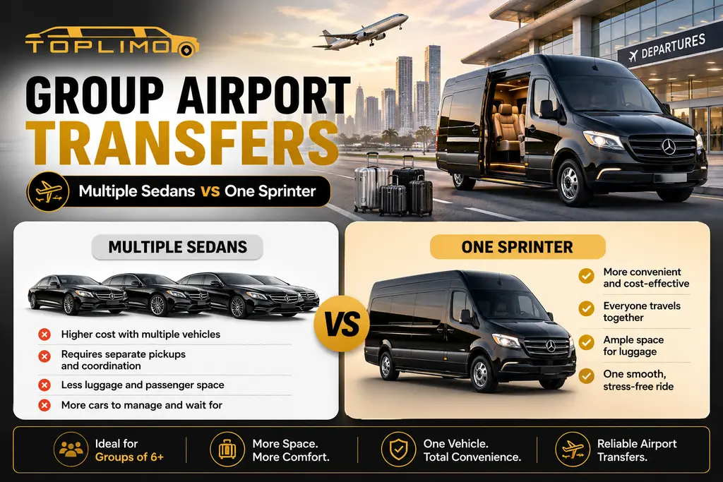 Group airport transfers
