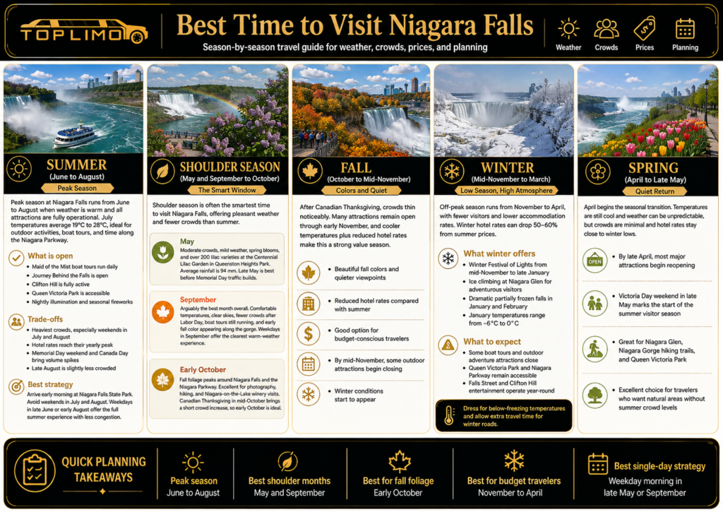 niagara falls summer season